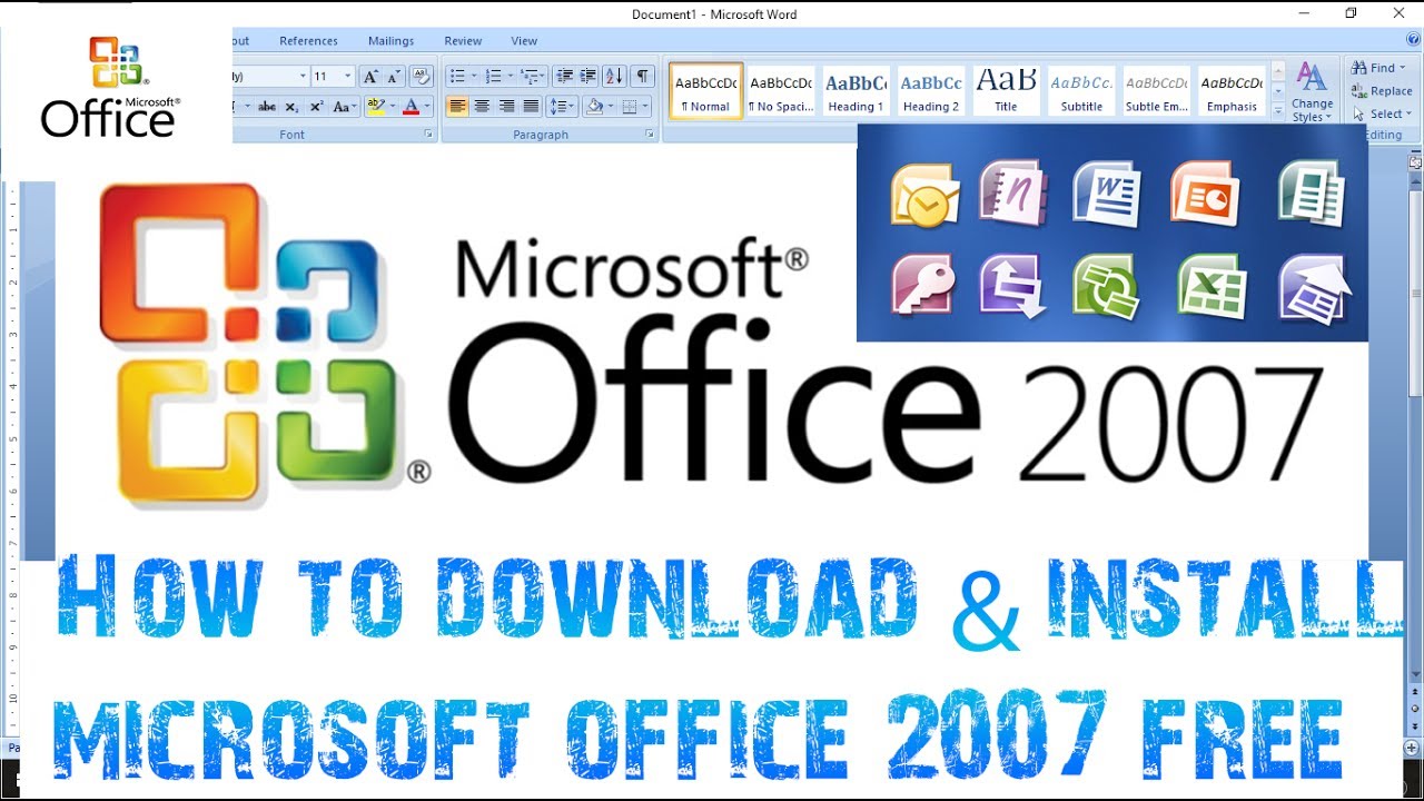 microsoft word 2007 download and install